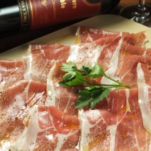 Raw ham platter ~ Jamon Serrano ~