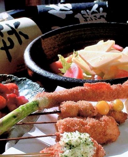 20多種招牌炸串