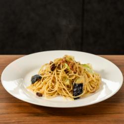 ツナと野菜ペペロンチーノ