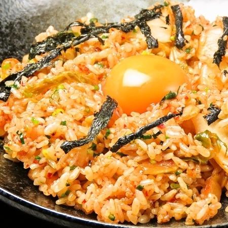 Kimchi Fried Rice / Crab Lettuce Fried Rice / KUSAMA Curry