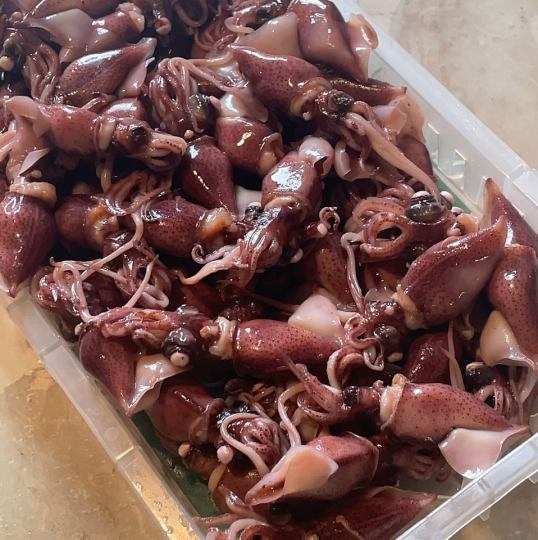 季節限定　ホタルイカ