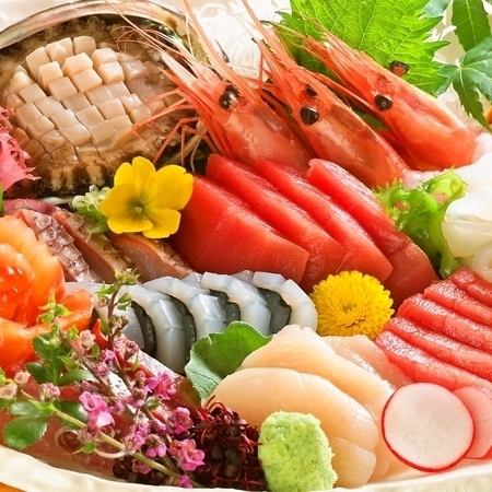 ＊お刺身から始まる和を中心の店長おまかせコース 4500円コース