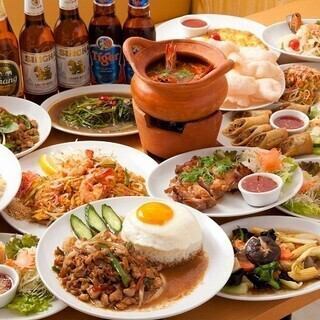 【プレミアムコース】2時間の飲み放題付◆選べるメニュー!ヤムウンセンなど<全9品>4400円(税込)