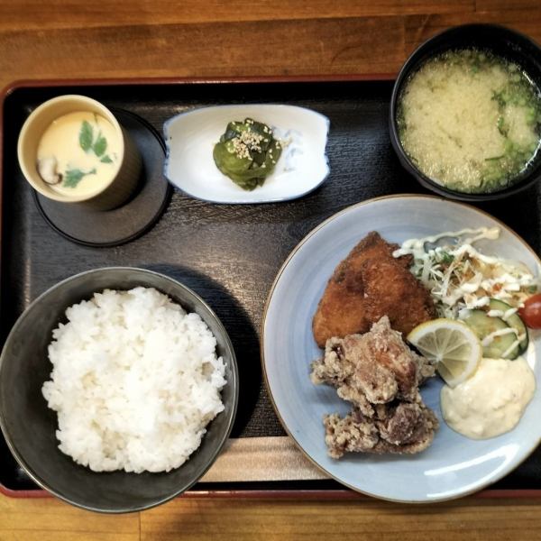 【旬の魚を一口で味わう】　鮮魚の握りをランチでご用意　天空ランチ　1200円(税込)