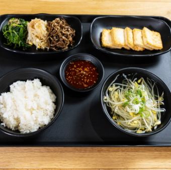 焼き豆腐(トゥブクイ)定食
