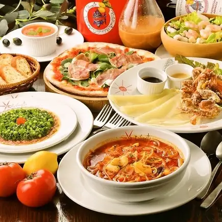 【プリモコース】＜全6品5000円2時間飲み放題付