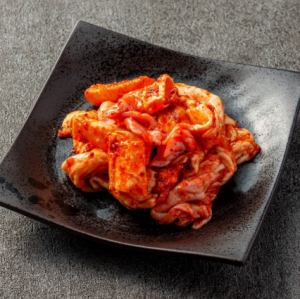 Assorted horumon (red, spicy)