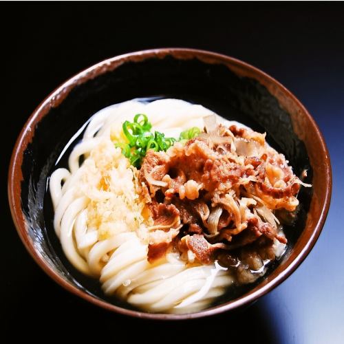 Popular meat udon ♪