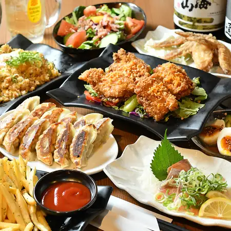 まじめやスタンダードコース(2時間飲放題付きLO90)7品3300→3000円(税込み)