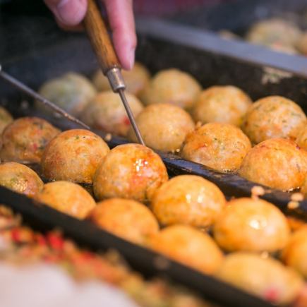 【月～木限定！】スタンダードから創作までたこ焼き食べ放題コース〈全8品〉【120分飲放題付】