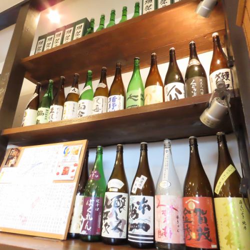 豊富なお酒で充実