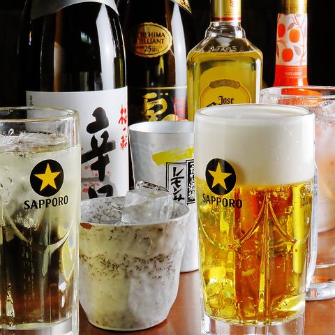 All-you-can-drink single item 1200 yen ~ ♪