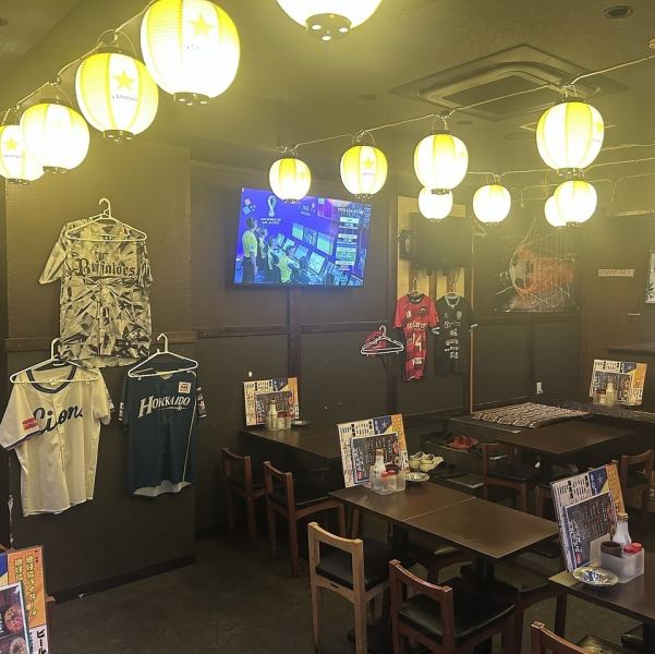 店内はテーブル席と小上がり、カウンターあり!駅から徒歩5分だから気軽に通えます♪