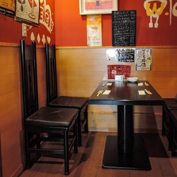 [4 people table × 1 table] You can sit up to 4 people 席 Seats that you can enjoy a meat chatty and meat party with a cup of work after work and meat lovers.You can use it in various scenes ♪ ♪