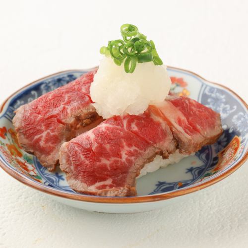 牛タタキ握り寿司