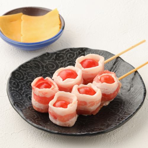 ミニトマト豚巻き(チェダー)