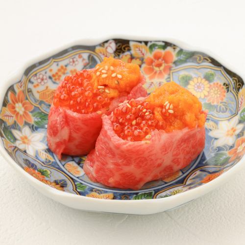 黒毛和牛使用！贅沢ウニクラ寿司◎