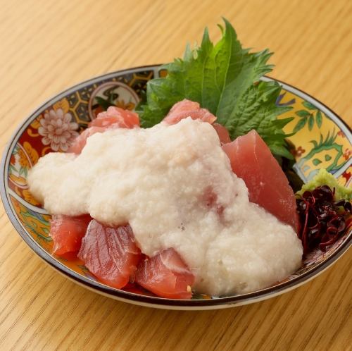 マグロぶつ盛り+山かけ[赤い宝石+ぶっかけ]
