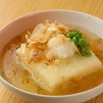揚げ出し豆腐[揚げちゃった豆腐]