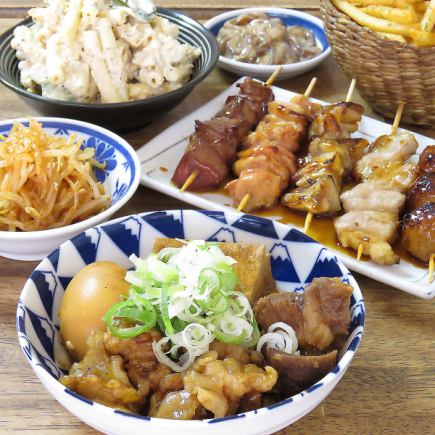 Perfect for parties! Choose from a wide variety of menu items! [Food and Drink Course/Deluxe Course] 4,000 yen per person (tax included)