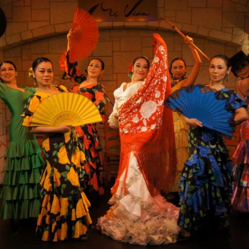 While watching the flamenco ...