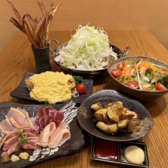 【地鶏の白湯鍋コース】宴会にもお薦め！120分(LO 90分)飲み放題付き★5000円 (税込)