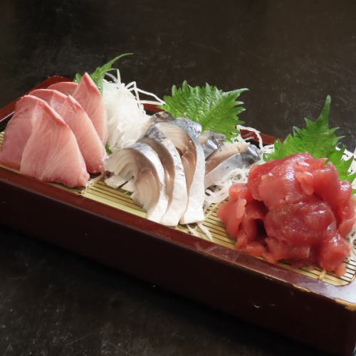 신선한 맛을 맛볼 수 있는 생선 생선회 3종 모듬
