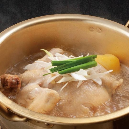 密かな人気！！タッハンマリ(半羽)うどん付き