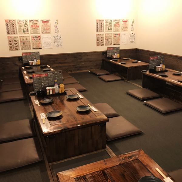 落ち着きのある店内で是非ご宴会を♪貸切も大歓迎なのでお気軽にお電話下さい♪座敷席は最大30名様までOK！
