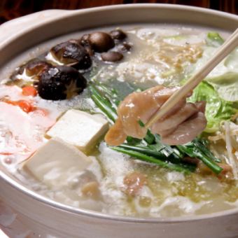 ★ Easy hot pot course (6 dishes) with all-you-can-drink (120 minutes)! Reservations in advance will reduce the 4,400 yen (tax included) course to 3,850 yen!!