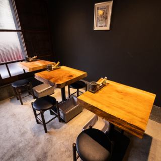 <Tables for 2 x 4> Enjoy the delicious grilled pork belly◎