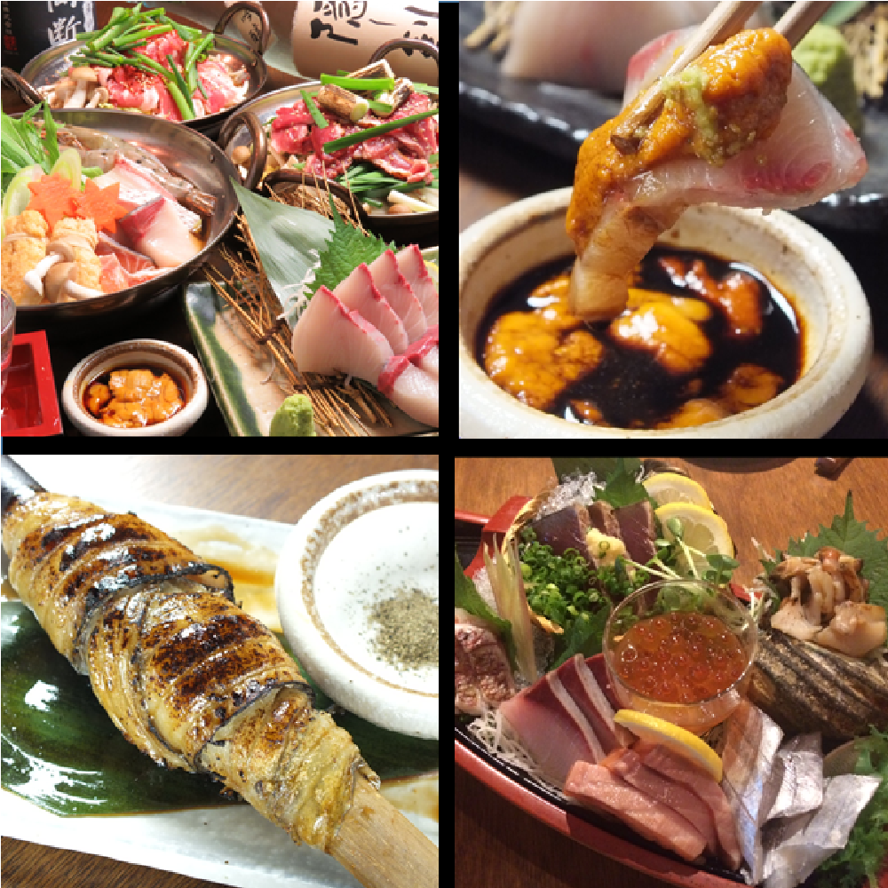 An izakaya where you can enjoy fresh Setouchi fish freshly fried and handled from the fish tank.