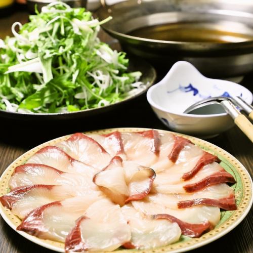 松山名物「ぶりしゃぶ」