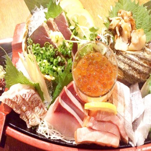 おまかせ刺身　五種盛り(各種3貫)