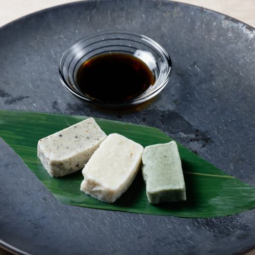 京都直送生ふ三種　(ごま、よもぎ、あわ)