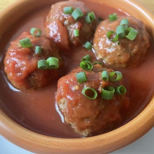 Pepper-flavored meatballs