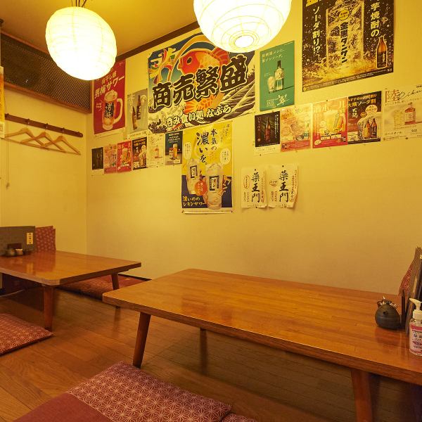 There are also tatami mat seats where you can relax!This is a recommended seat when you want to spend time with your loved ones, such as dining with family and friends, and various banquets.