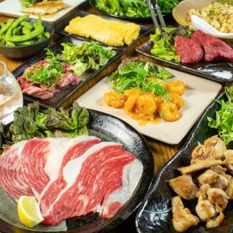 [Good for a banquet] Teppanyaki full course with corn, shrimp mayo, and dessert [9 items in total] 5,000 yen (tax included) 120 minutes all-you-can-drink ◎