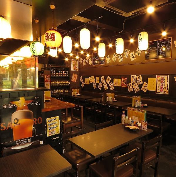 [A lively Showa-era retro public bar!] The store is full of Showa-era retro atmosphere and lively employees! It's the perfect space to casually enjoy yourself ♪ Having a drink after work, a meal with friends, etc. It can be used for various occasions such as various banquets!Please use it when having a banquet in Shin-Kemigawa!