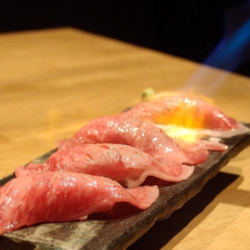 All-you-can-eat grilled meat sushi