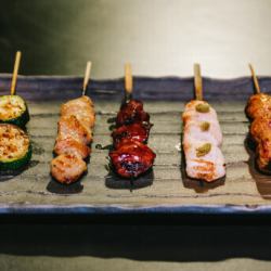 Special 5-skewers of Yakitori