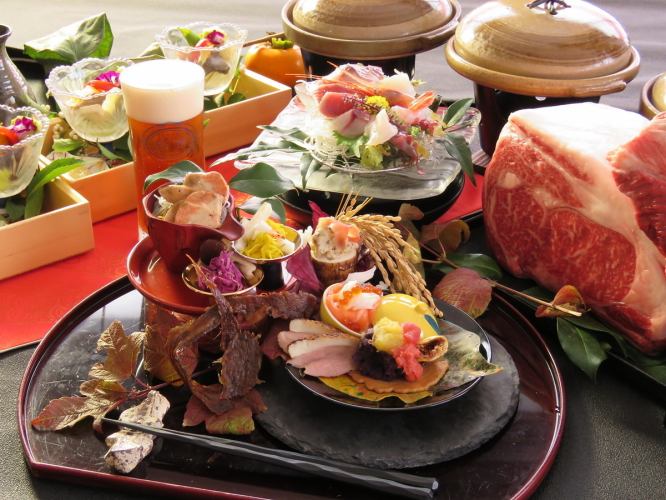 [Lunch OK] For a memorial service, family reunion, or other important events in life, 8 individual dishes with 2 hours of all-you-can-drink for 10,000 yen