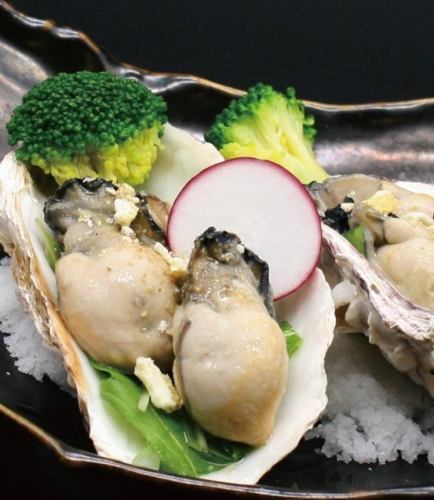 Japanese style oyster confit