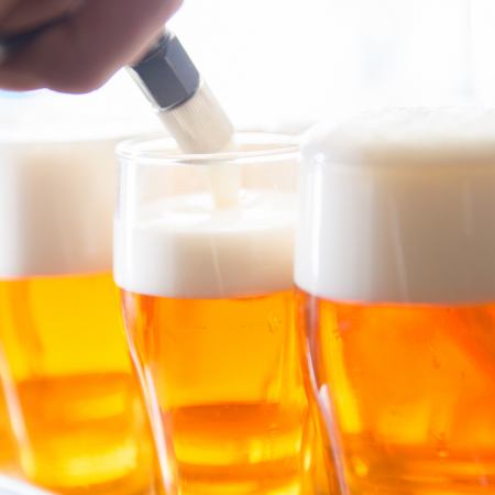 [Same-day reservations accepted] 100-minute all-you-can-drink course of 6 dishes, including salad and sashimi, for 4,500 yen