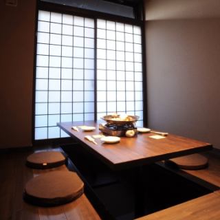 4名様～最大48名様で利用可能な完全個室の掘りごたつ席もご用意しております。ご家族利用や各種ご宴会にもご活用下さい◆
