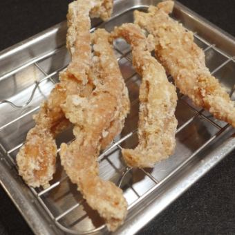 Deep-fried chicken neck