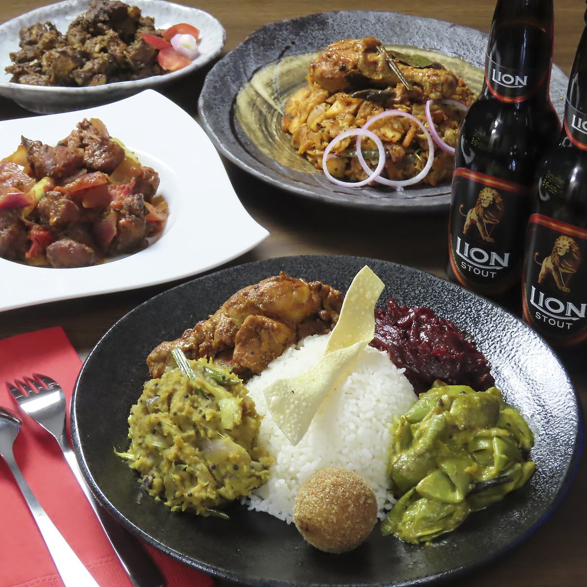 本場の味にこだわったスリランカ料理やお酒で各種宴会をご堪能！飲み放題もご用意◎