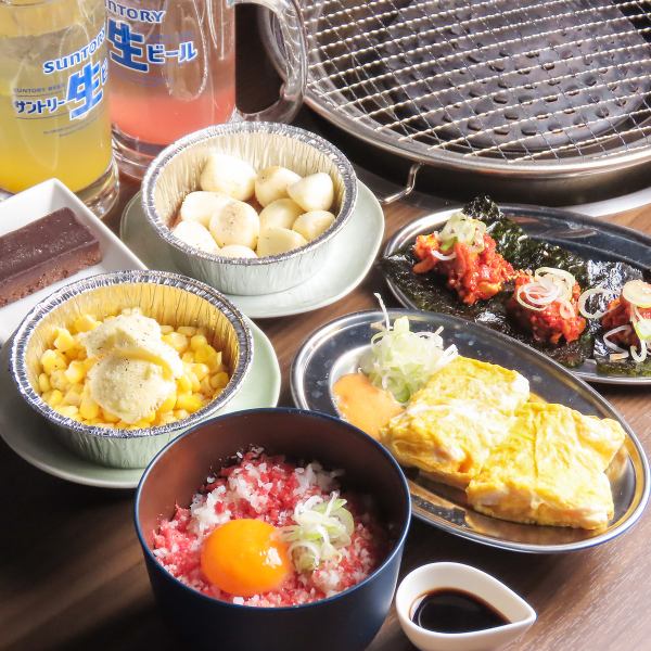 ホイル焼きやだし巻き卵などサイドメニューが豊富♪本格的なデザートも◎