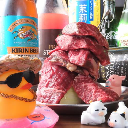 迫力満点のハラミタワー♪