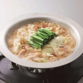 【イチ押しの選べる鍋コース 大阪どてもつ鍋】全8品＋2時間飲み放題【ビールあり】